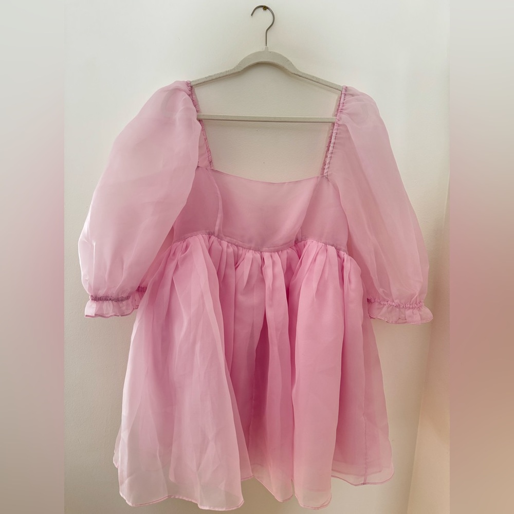Women’s pink Selkie puff dress